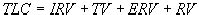 Lung Volume Equations Formulas Calculator Total Lung Capacity