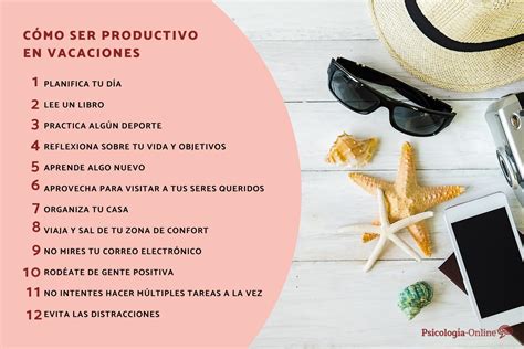 Consejos Para Ser Productivo En Vacaciones