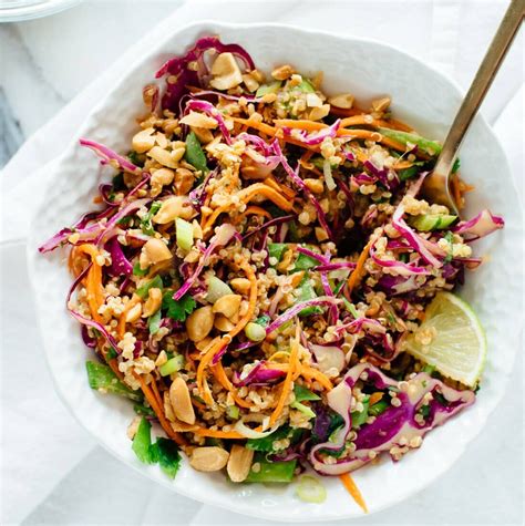 Crunchy Thai Peanut Salad Vegan Dairy Free Fueled By Science