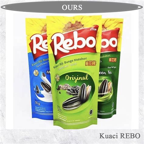 Jual Kuaci Rebo Kemasan Gr Kuaci Green Tea Rebo Original Milk