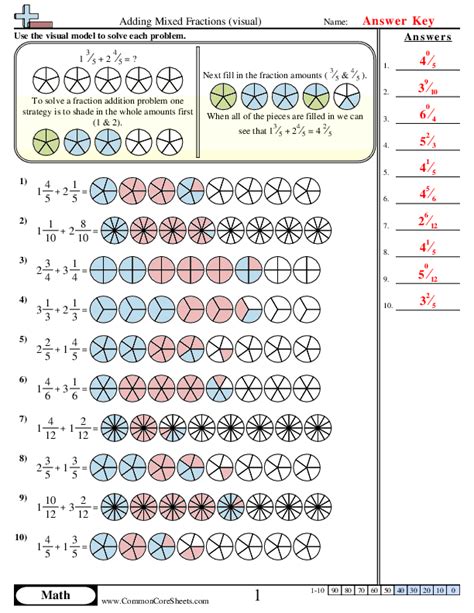 Adding Subtracting Fractions Worksheets Worksheets Library