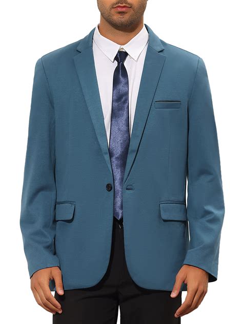 Lars Amadeus Business Sport Coats For Men S One Button Solid Color