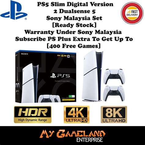 Ps Ready Stock Playstation Sony Ps Slim Tb Physical Disc Drive