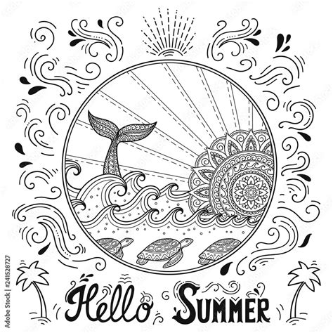 Ocean Mandalas Coloring Pages