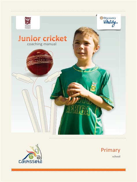 Primary Coaching Manual Pdf Bowling Cricket Cricket Skills