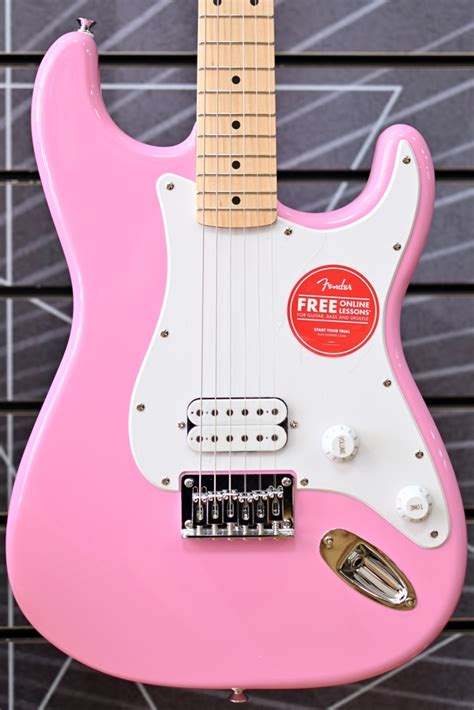 Fender Squier Sonic Stratocaster Ht H Flash Pink Electric Guitar