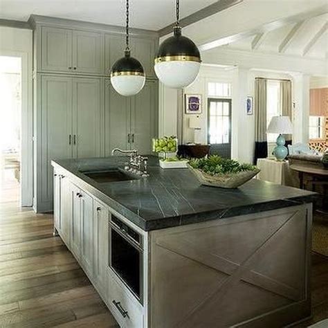 10 Black Marble Kitchen Island