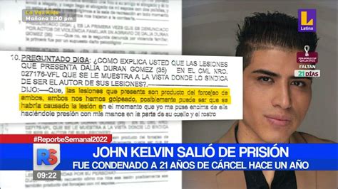 🔴 John Kelvin Salió De Prisión Luego De 1 Año Tras Anularse Sentencia De 21 Años Youtube