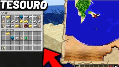 Encontrei O Grande Bau Do Tesouro No Minecraft Ep Youtube