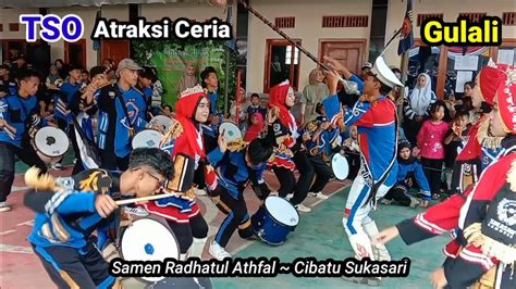 Atraksi Drumband TSO Gulali Samenan MD Radhatul Athfal Sukasari