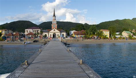 Touristische Nutzung Und Postkarte Der Fall Les Anses D Arlet