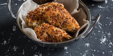 Receta Pechugas De Pollo Empanadas Con Quinoa Sencilla Cocina Rico