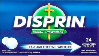 Disprin Direct Chewable Tablets Adore Pharmacy