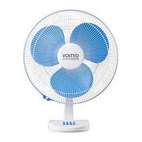 Voitto White And Blue Dc Table Fan At Best Price In Noida Id 17226142530