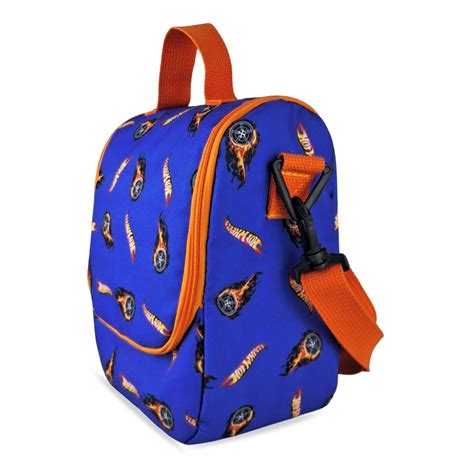 Lancheira T Rmica Infantil Escolar Hot Wheels Laranja Elo
