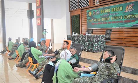 Hut Ke Brigif Dy Kostrad Ratusan Anggota Tni Dan Istri Ikut