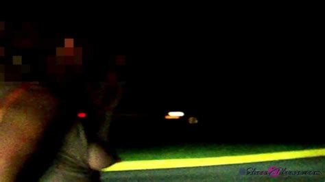 Public Tits And Nipples While Smoking Roadside In Traffic