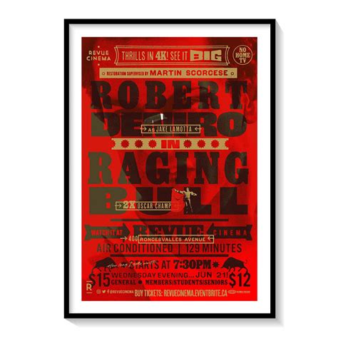 Buy The Raging Bull Movie Poster Online at Best Price – Dessine Art