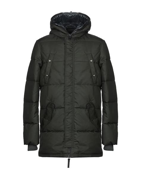 Duvetica Down Jacket In Dark Green Modesens