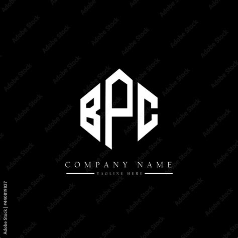 BPC Letter Logo Design With Polygon Shape BPC Polygon Logo Monogram