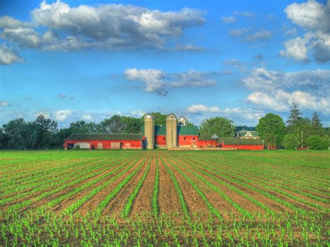 Farm In Spring Free Photo Download Freeimages