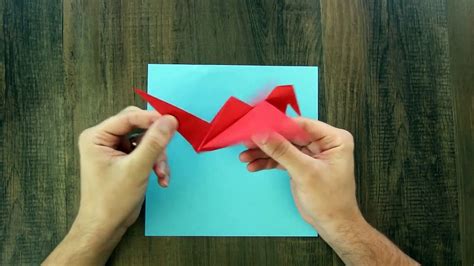 How To Make An Origami Flapping Bird Easy Step By Step Video Dailymotion