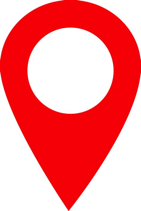 Location Pin Icon On Transparent Map Address Location Pointer Map