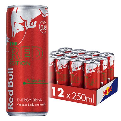 Red Bull Energy Drink Red Edition Watermelon 250ml Case Of 12 —