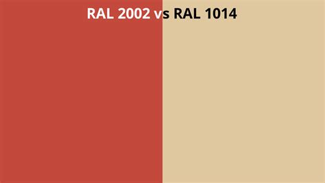 Ral 2002 Vs 1014 Ral Colour Chart Uk