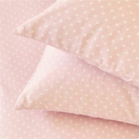 Helena Springfield Brushed Polka Dot Bedding Pink Bedeck Home