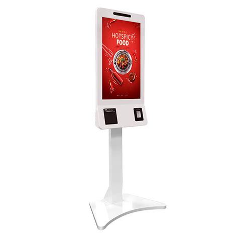 Inch Self Service Odering Payment Machine Kiosk Fast Food Self