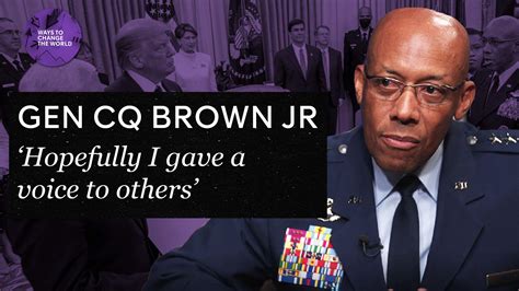 US Air Force Chief General CQ Brown Jr. on the Ukraine war, BLM and Top ...