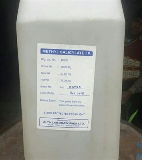 Methyl Salicylate Cosmetic 35Kg Drum At Rs 200 Kg In New Delhi ID