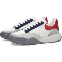 Alexander Mcqueen Men S Court Trainer Sneakers In Multi