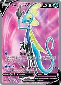 Inteleon VMAX Alternate Art Secret Fusion Strike Pokemon Card