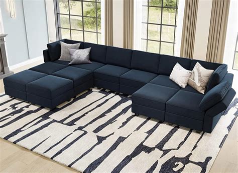 Amazon Belffin Oversized Modular Sectional U Shaped Couch With