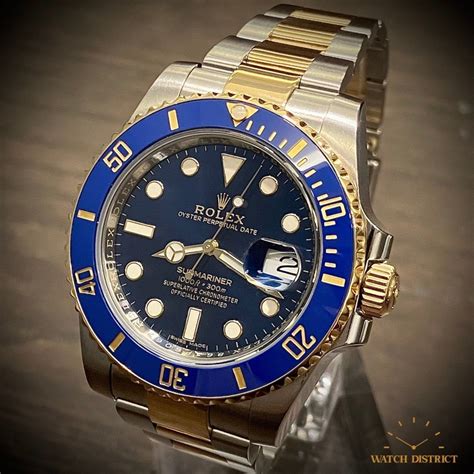 Rolex Half Gold Bluesy Submariner Allwatchmarket