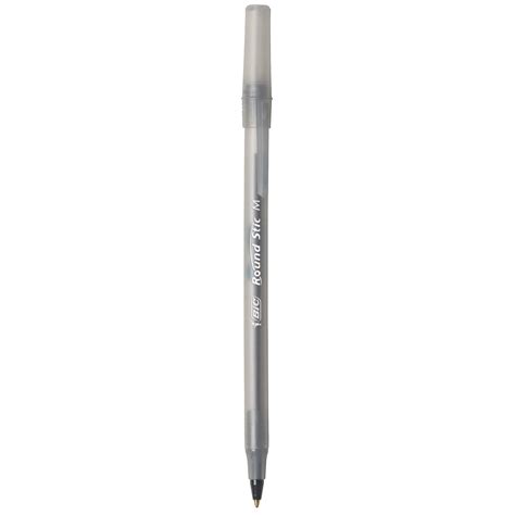 Bic Round Stic Xtra Life Ballpoint Pen Medium Point 10mm Black