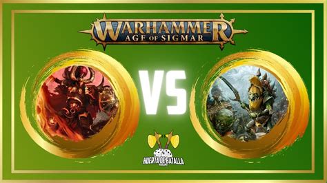 Slaves To Darkness VS Gloomspite Gitz Age Of Sigmar Battle Report