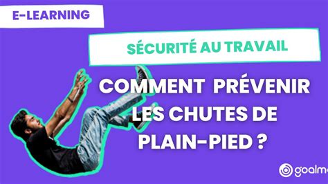 E Learning Pr Venir Les Chutes De Plain Pied Youtube