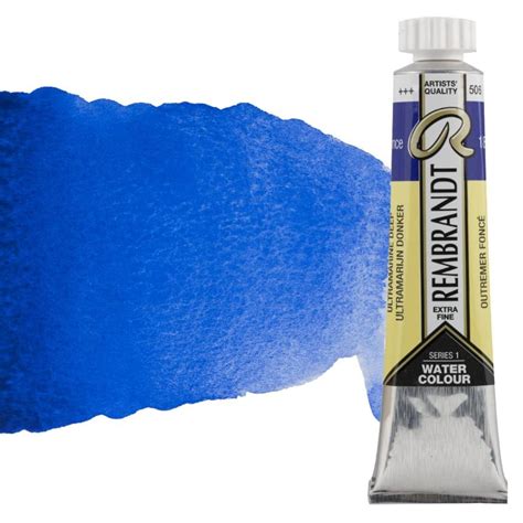 Rembrandt Artists Watercolor Ultramarine Deep 20ml Tube Jerry S