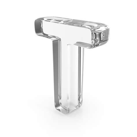 Font Regular T Glass 3d Object 2298891867 Shutterstock
