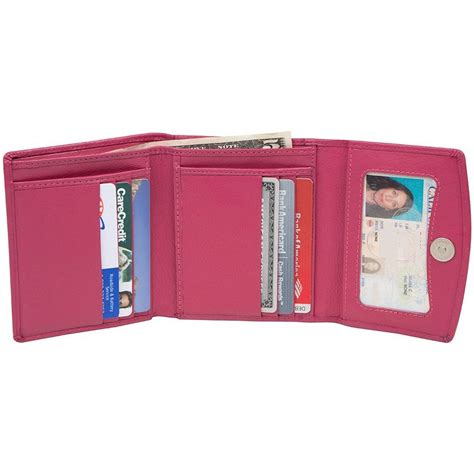 Access Denied Womens Rfid Blocking Leather Wallet Trifold Slim