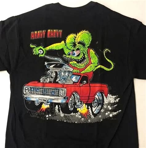 Best Price Rat Fink Heavy Chevy T Shirt Ed Big Daddy Roth Men S Black