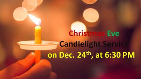 Christmas Eve Candlelight Service Covenant United Methodist Church