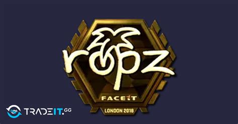 Sticker Ropz Gold London 2018 Tradeit