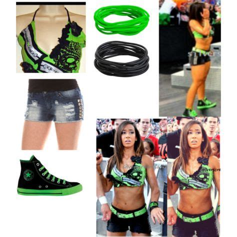 Aj Lee Green Outfit