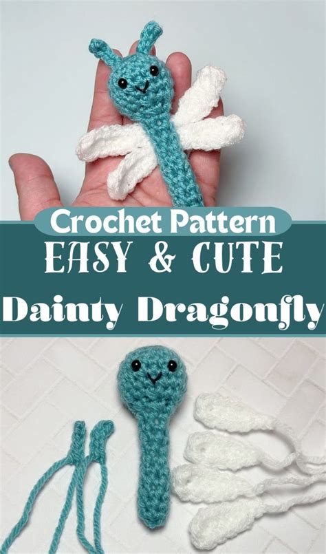 Crochet Dainty Dragonfly Amigurumi Pattern Yours Patterns