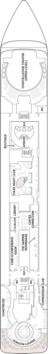 Seven Seas Mariner Deck plan & cabin plan