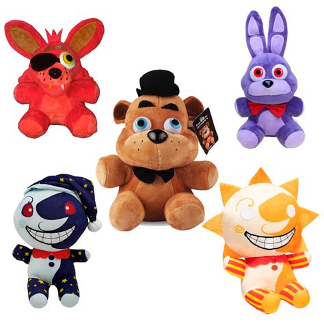 Pelucia Boneco Five Nights At Freddy Fnaf Jogo Original Fnaf 5 Noites Com Freddy Mangle Red Foxy